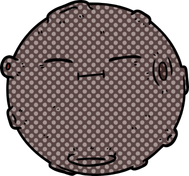 Bir insan tarafından çizilmiş karikatür ayı