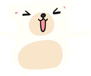 Çizim: kawaii Bir insan tarafından çizilmiş sevimli oyuncak ayı.