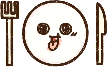 Bir insan tarafından çizilmiş Akşam Yemeği Tebeşiri