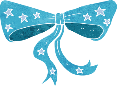 Bir insan tarafından çizilmiş çizgi film papyonu.