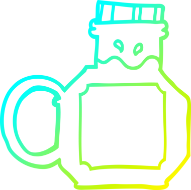 Bir insan tarafından çizilen ballı karikatür çizimi.