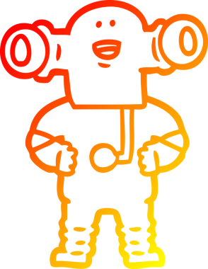 Bir insan tarafından çizilmiş dost canlısı çizgi film uzaylısının çizimi.