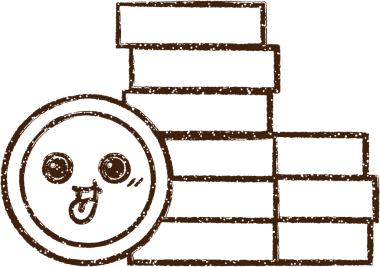 Bir insan tarafından çizilen Para Yığını Kömür Çizimi