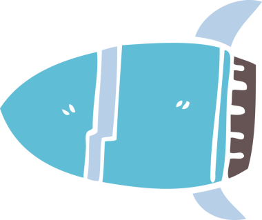 bir insan tarafından çizilmiş karalama uzay roketi