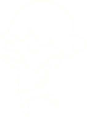 Bir insan tarafından çizilen Dans Eden Adam Tebeşiri