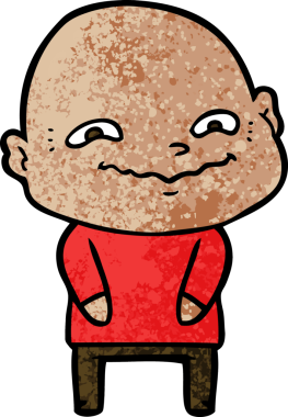 Bir insan tarafından çizilmiş ürkütücü bir çizgi film.