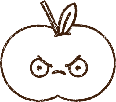 Elma Kömürü Bir insan tarafından çizilmiş