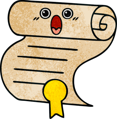 Bir insan tarafından çizilen kontratın retro grunge doku karikatürü