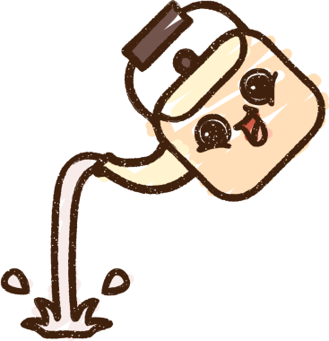 Bir insan tarafından çizilen Kettle Tebeşiri