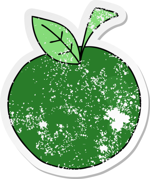 Bir insan tarafından çizilmiş, garip bir el çiziminin sıkıntılı çıkartması.