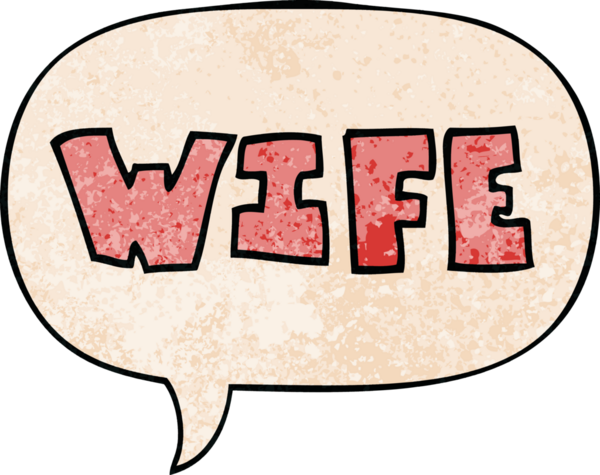 bir insan tarafından çizilmiş, retro desen şeklinde konuşma baloncuğu olan çizgi film kelimesi