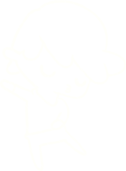 Bir insan tarafından çizilen Dans Eden Adam Tebeşiri