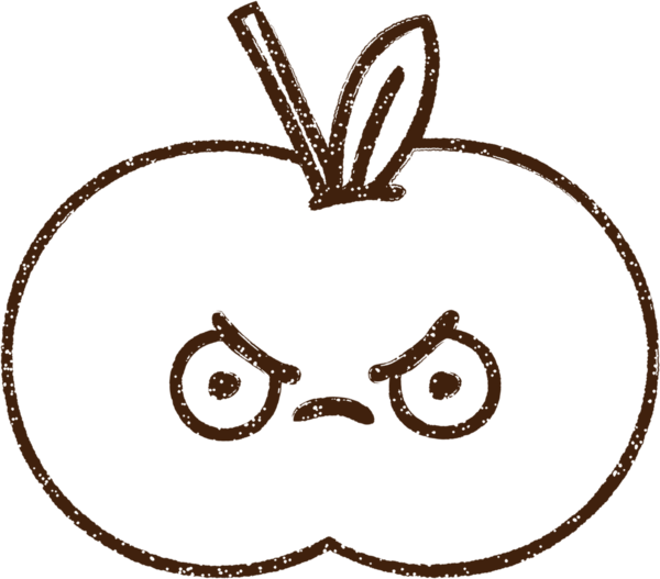 Elma Kömürü Bir insan tarafından çizilmiş