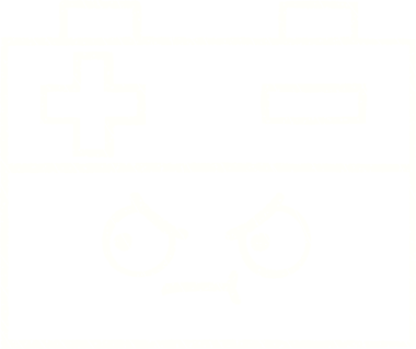 Bir insan tarafından çizilmiş pil tebeşiri.