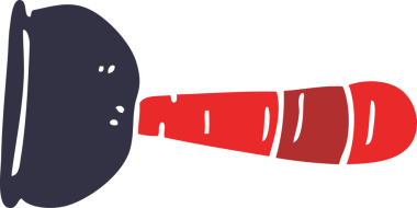 Bir insan tarafından çizilmiş karalama tuvalet pompası.