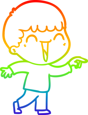 Bir insan tarafından çizilmiş mutlu bir adamın çizgi çizimi.