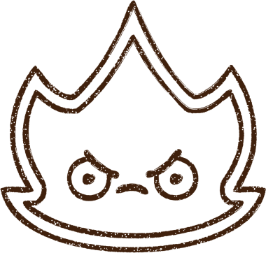 Bir insan tarafından çizilen Ateş Kömürü Çizimi