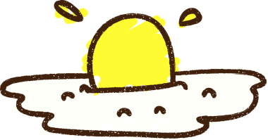 Bir insan tarafından çizilmiş kızarmış yumurta tebeşiri.