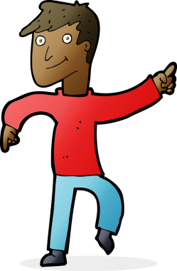 Bir insan tarafından çizilmiş mutlu adam çizgi filmi.