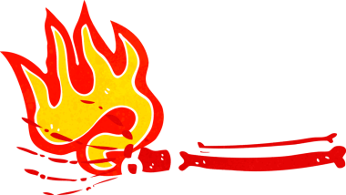 bir insan tarafından çizilmiş sihirli bir iskelet el.