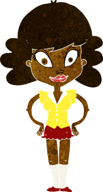 Bir insan tarafından çizilmiş güzel bir kadın.