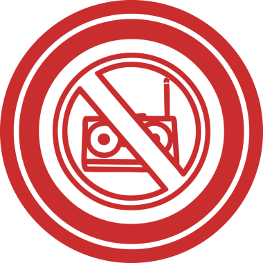 bir insan tarafından çizilmiş müzik dairesel simgesi yok