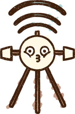 Uydu Tebeşiri Bir insan tarafından çizilmiş