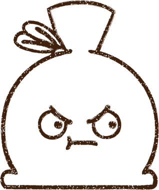 Bir insan tarafından çizilmiş çuval kömürü