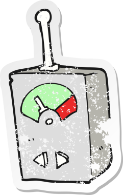 Bir insan tarafından çizilmiş bir karikatürün gerilimli yapıştırması.