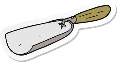 Bir insan tarafından çizilmiş kömür küreğinin çıkartması.