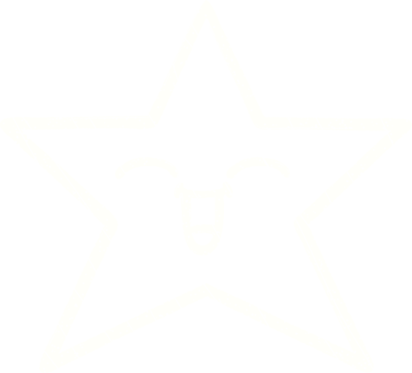 Bir insan tarafından çizilen Yıldız Tebeşiri