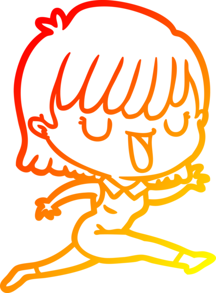 Bir insan tarafından çizilmiş bir karikatür kadın çizimi