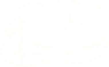 Bir insan tarafından çizilmiş şirin kedi tebeşiri.