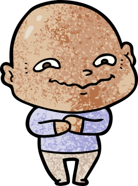 Bir insan tarafından çizilmiş ürkütücü bir çizgi film.