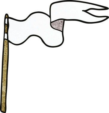 Bir insan tarafından çizilmiş karalama bayrağı.