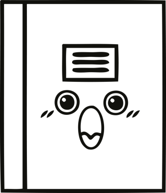 Bir insan tarafından çizilmiş bir defterin çizgi çizimi