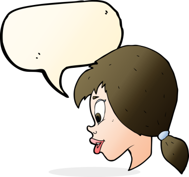 Bir insan tarafından çizilmiş güzel bir kadın yüzü.