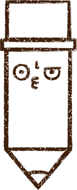 Bir insan tarafından çizilmiş kalem kömürü.