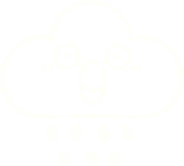 Bir insan tarafından çizilen Yağmur Bulutu Tebeşiri