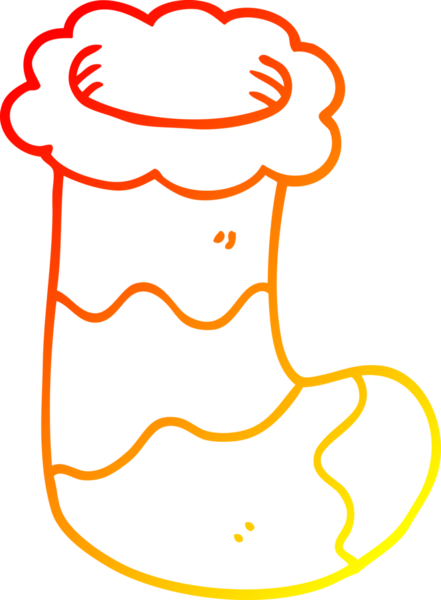 Bir insan tarafından çizilmiş bir karikatür çiziminin sıcak gradyanı.