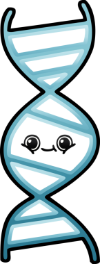 Bir insan tarafından çizilen DNA iplikçiklerinin gölgeli çizimi