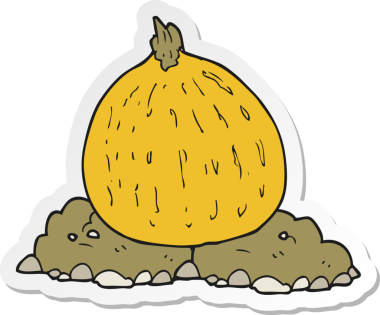 Bir insan tarafından çizilmiş bir karikatür yapıştırması.