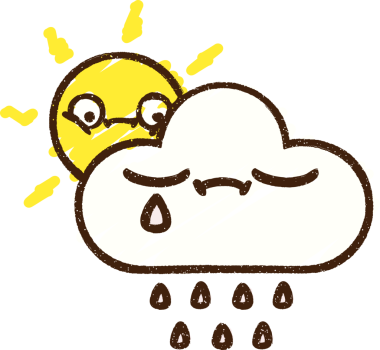 Bir insan tarafından çizilen Ağlayan Bulut Tebeşiri