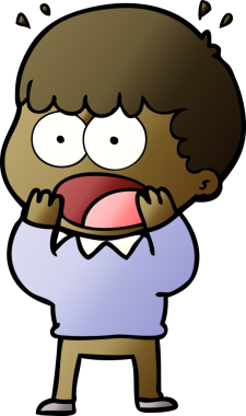 Bir insan tarafından çizilmiş bir karikatür.