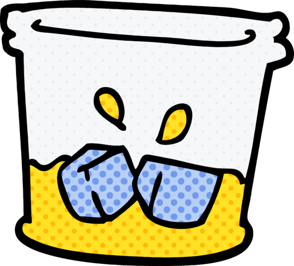 Bir insan tarafından çizilmiş cam bardakta karalama içeceği.