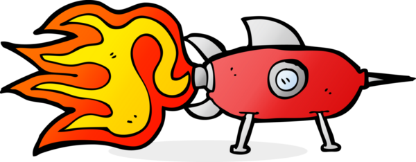 bir insan tarafından çizilmiş uzay roketi