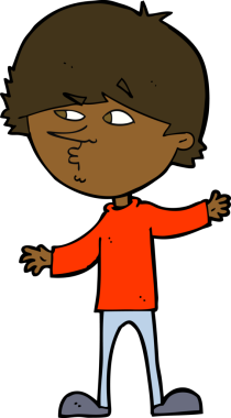 Bir insan tarafından çizilmiş garip bir adam.