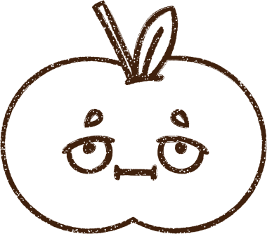 Elma Kömürü Bir insan tarafından çizilmiş