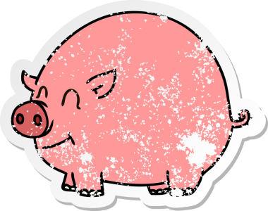 Bir insan tarafından çizilmiş garip bir el çiziminin sıkıntılı çıkartması.