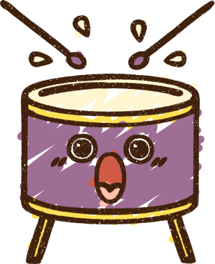 Bir insan tarafından çizilen Davul Tebeşiri